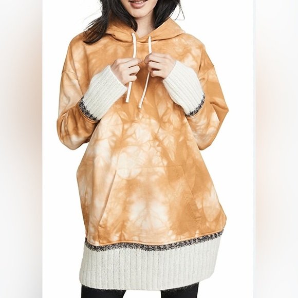 Phillip Lim Mohair Trimmed Tunic Length Hoodie SZ XS - Picture 1 of 8